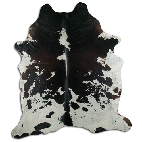 Black & White Cowhide Rug XXL