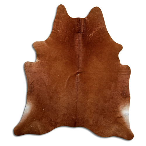 Brown Cowhide Rug L