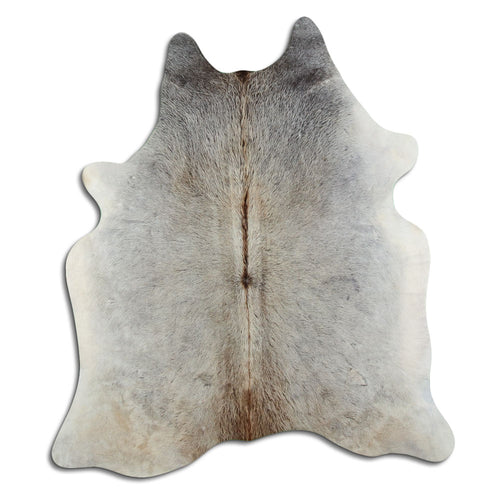 Tan Grey Cowhide Rug M