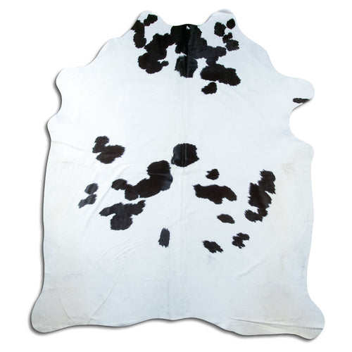 Black & White Cowhide Rug XXL