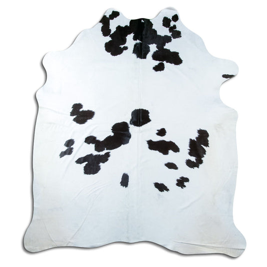Black & White Cowhide Rug XXL