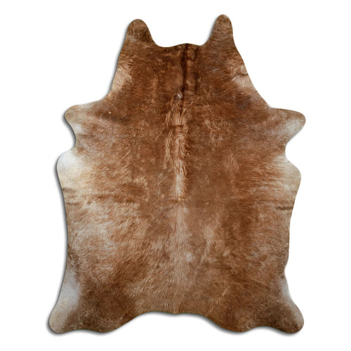 Brown Cowhide Rug L