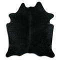 Black Cowhide Rug XXL