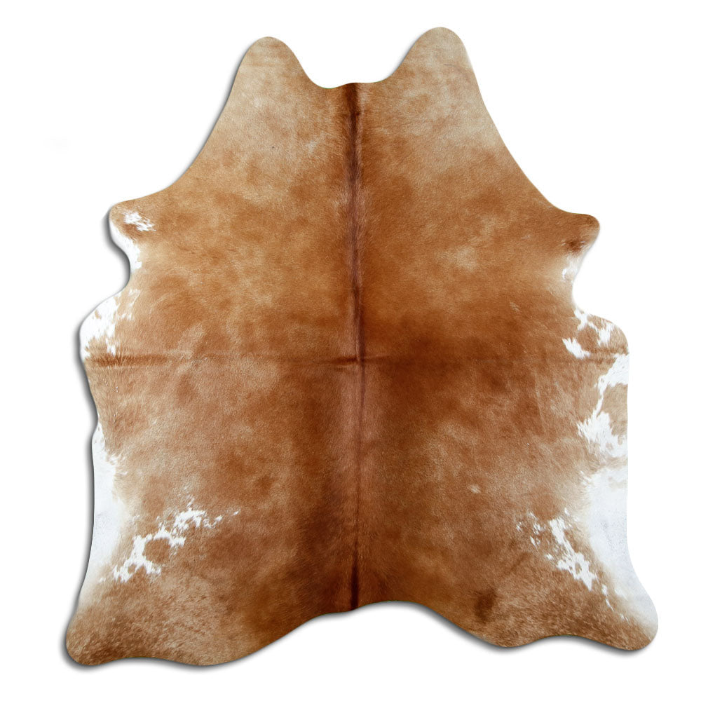 Brown Cowhide Rug L