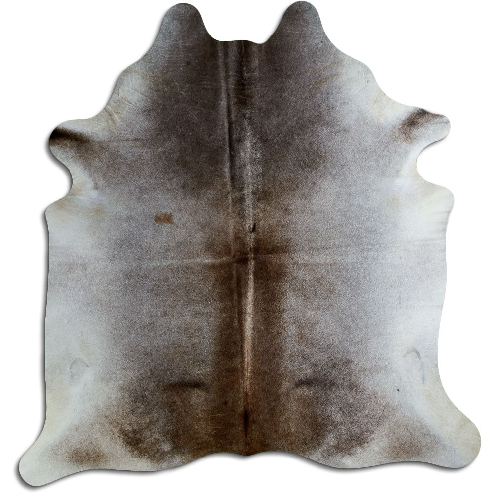 Tan Grey Cowhide Rug XL
