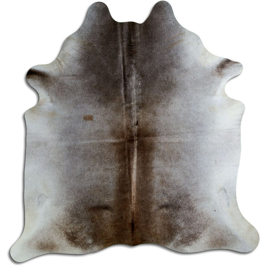 Tan Grey Cowhide Rug XL