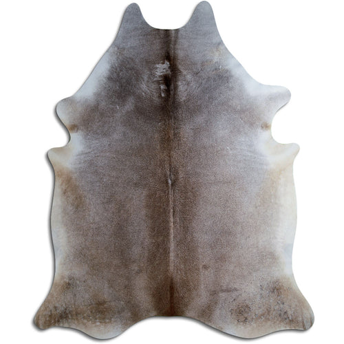 Tan Grey Cowhide Rug XXL