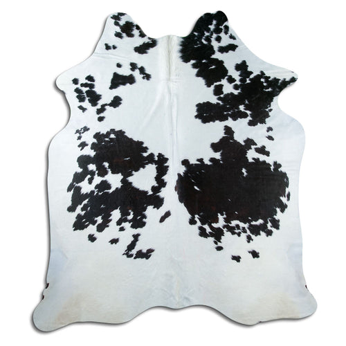 Black & White Cowhide Rug XXL