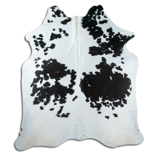 Black & White Cowhide Rug XXL