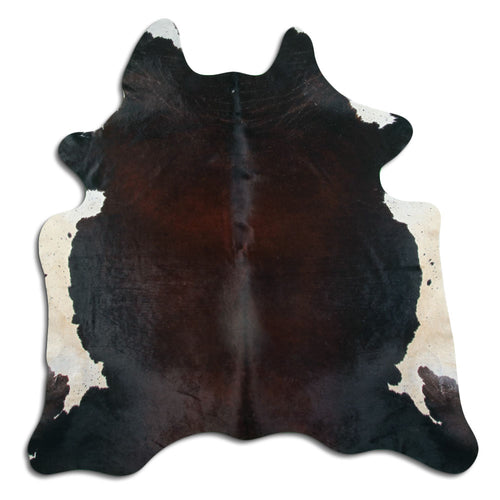 Brown Cowhide Rug L