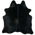 Black Cowhide Rug M