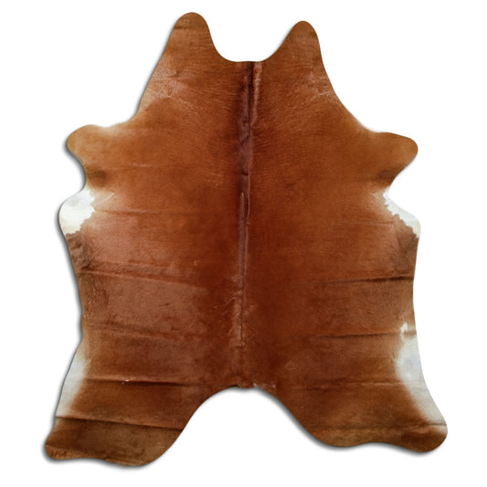 Brown Cowhide Rug L