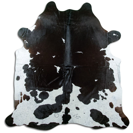Black & White Cowhide Rug XL