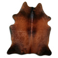 Brown Cowhide Rug L