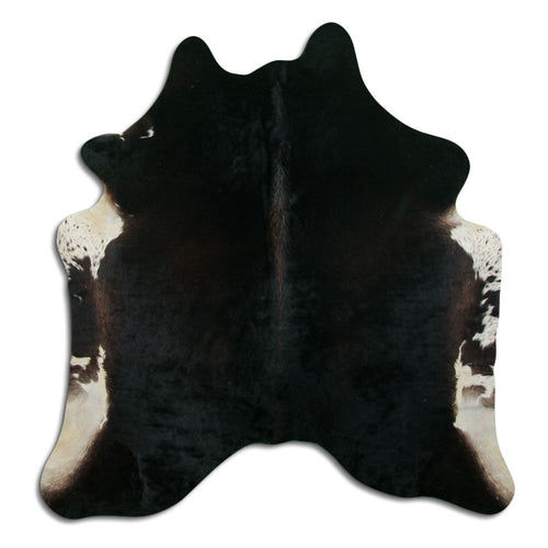 Brown Cowhide Rug L