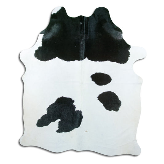 Black & White Cowhide Rug XL