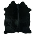 Black Cowhide Rug M
