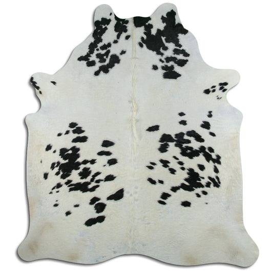 Black & White Cowhide Rug XXL