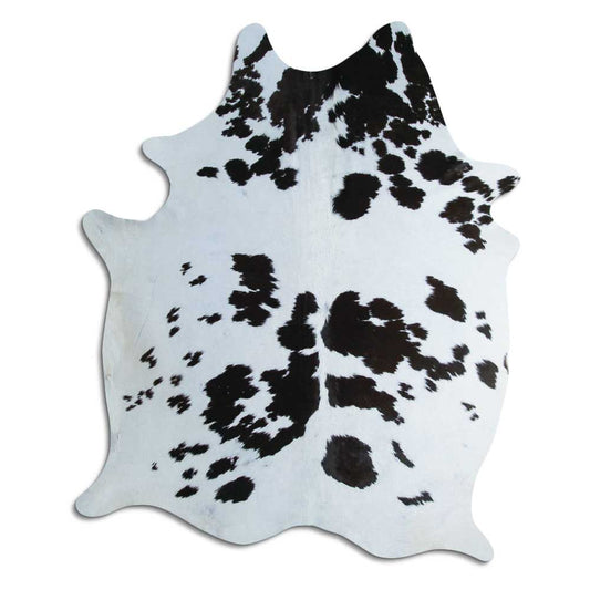 Black & White Cowhide Rug XL