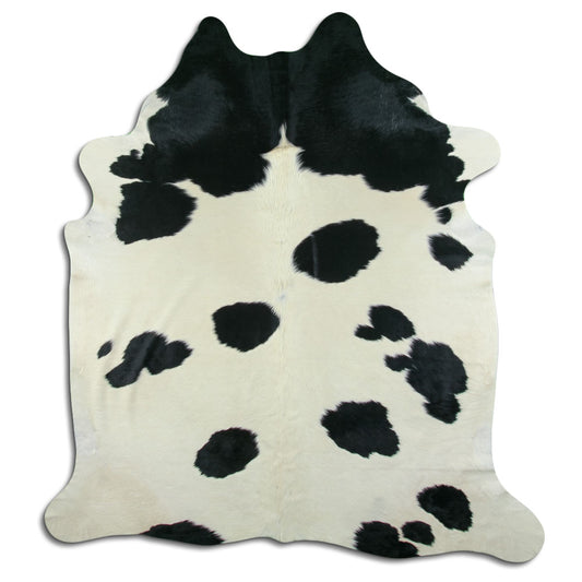 Black & White Cowhide Rug XXL
