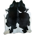 Black & White Cowhide Rug XXL