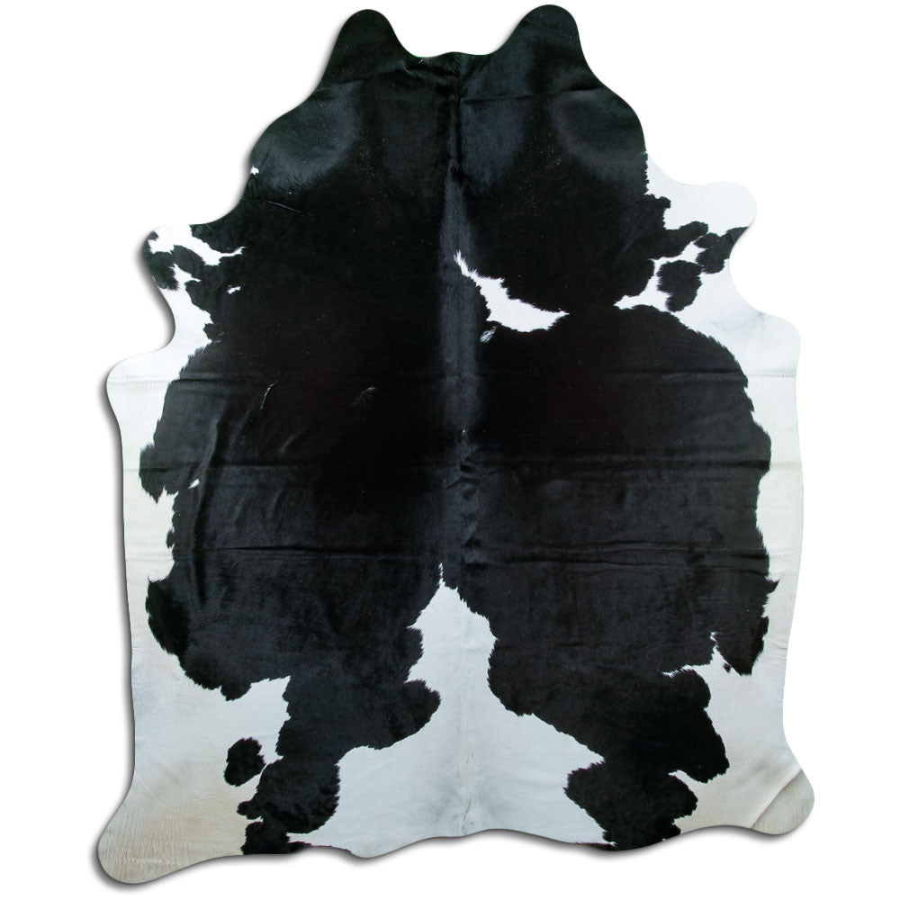 Black & White Cowhide Rug XXL