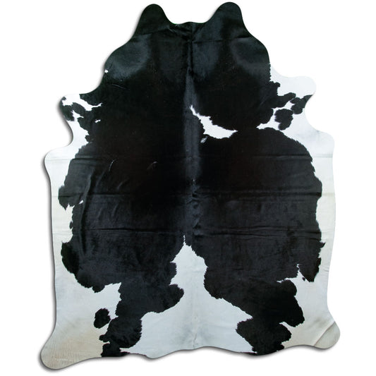 Black & White Cowhide Rug XXL