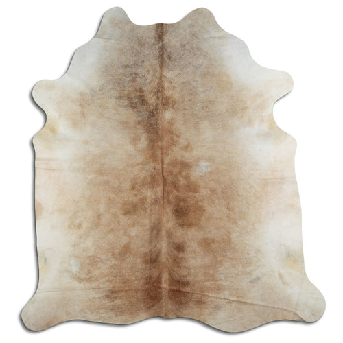 Tan Grey Cowhide Rug XXL