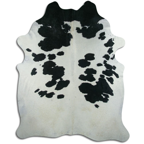 Black & White Cowhide Rug XXXL