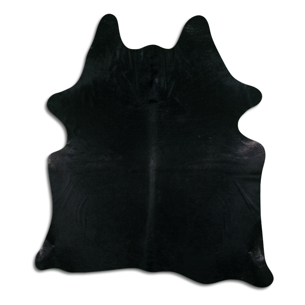 Black Cowhide Rug XL