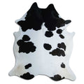 Black & White Cowhide Rug XXL