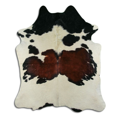 Tricolor Cowhide Rug XXL