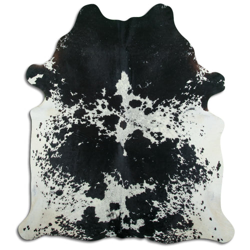 Black & White Cowhide Rug XXL