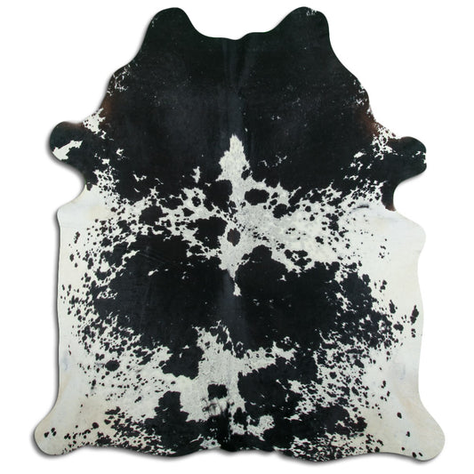 Black & White Cowhide Rug XXL