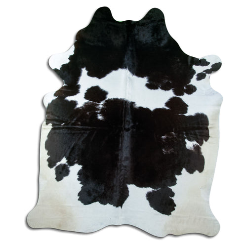 Black & White Cowhide Rug XXL