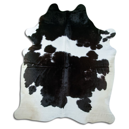 Black & White Cowhide Rug XXL