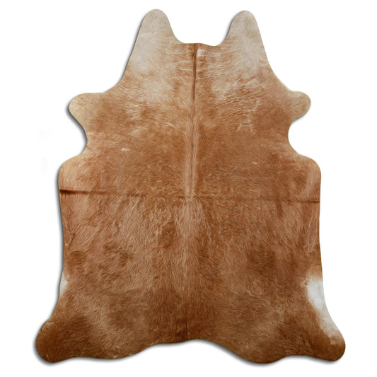 Brown Cowhide Rug L