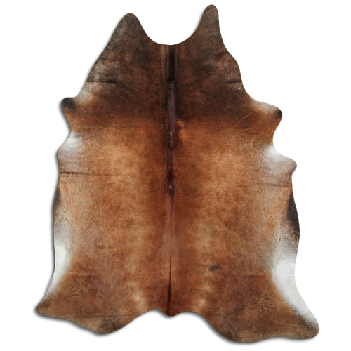 Tan Grey Cowhide Rug XXL