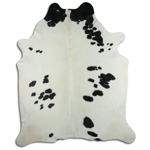 Black & White Cowhide Rug XXXL