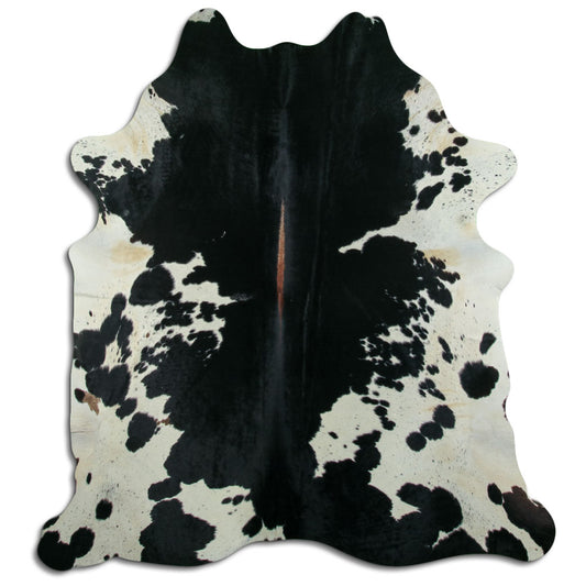 Black & White Cowhide Rug XL