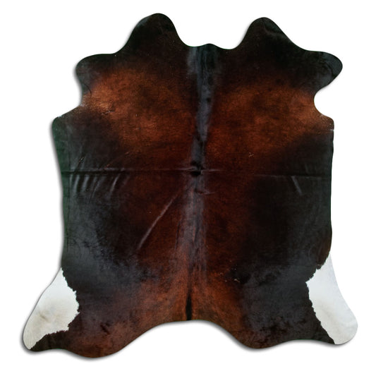 Brown Cowhide Rug L