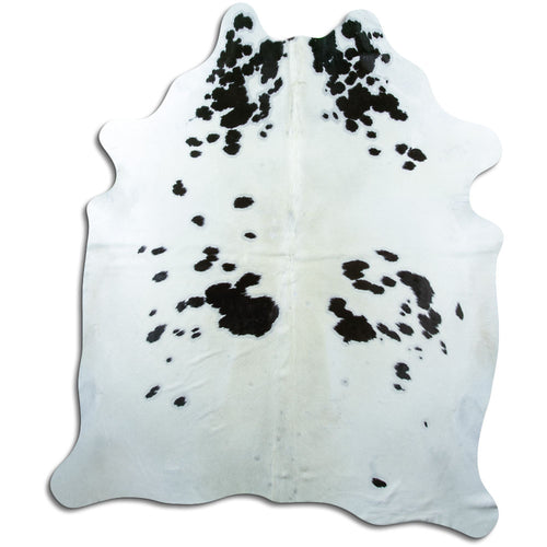 Black & White Cowhide Rug XXL