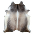 Tan Grey Cowhide Rug XXL