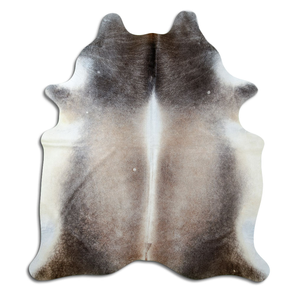 Tan Grey Cowhide Rug XXL