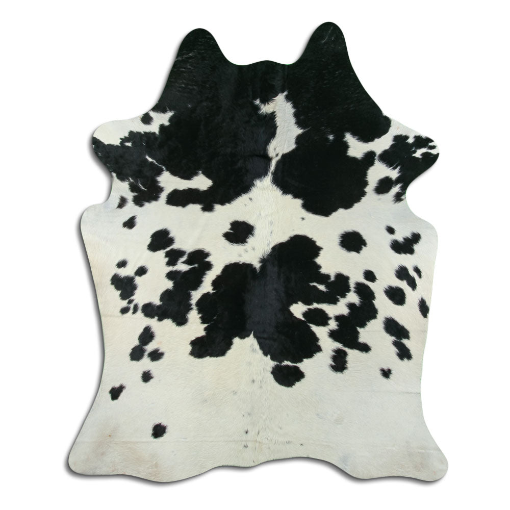Black & White Cowhide Rug XL