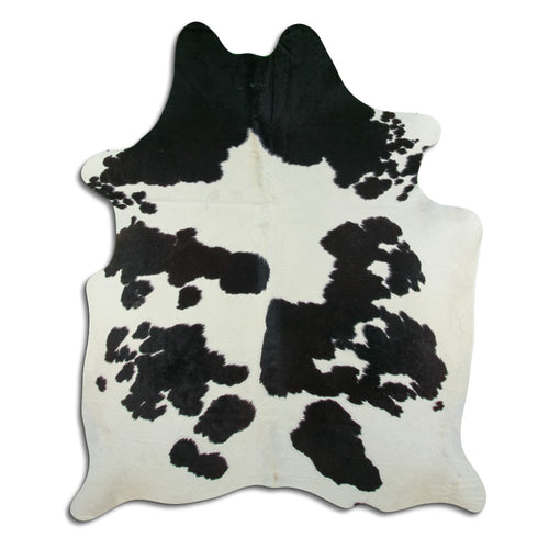 Black & White Cowhide Rug XXL