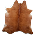 Brown Cowhide Rug L