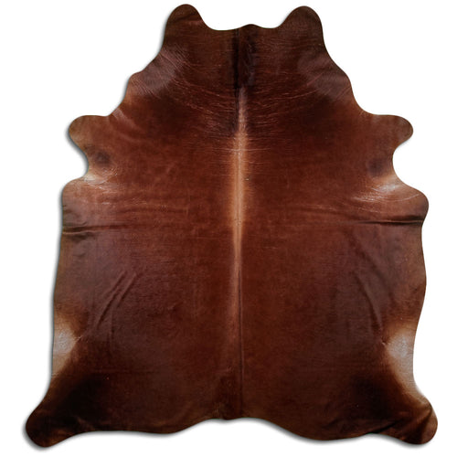 Brown Cowhide Rug XXL