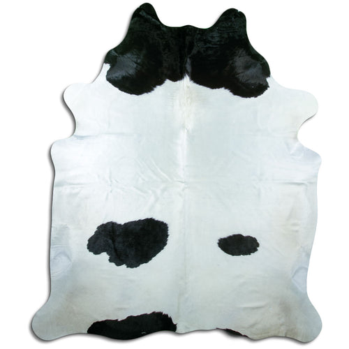 Black & White Cowhide Rug XXL