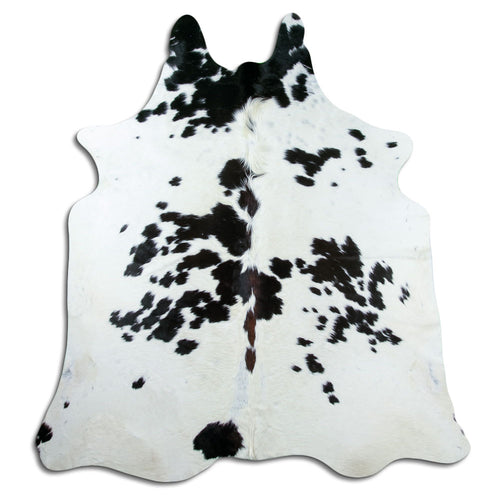 Black & White Cowhide Rug XXL